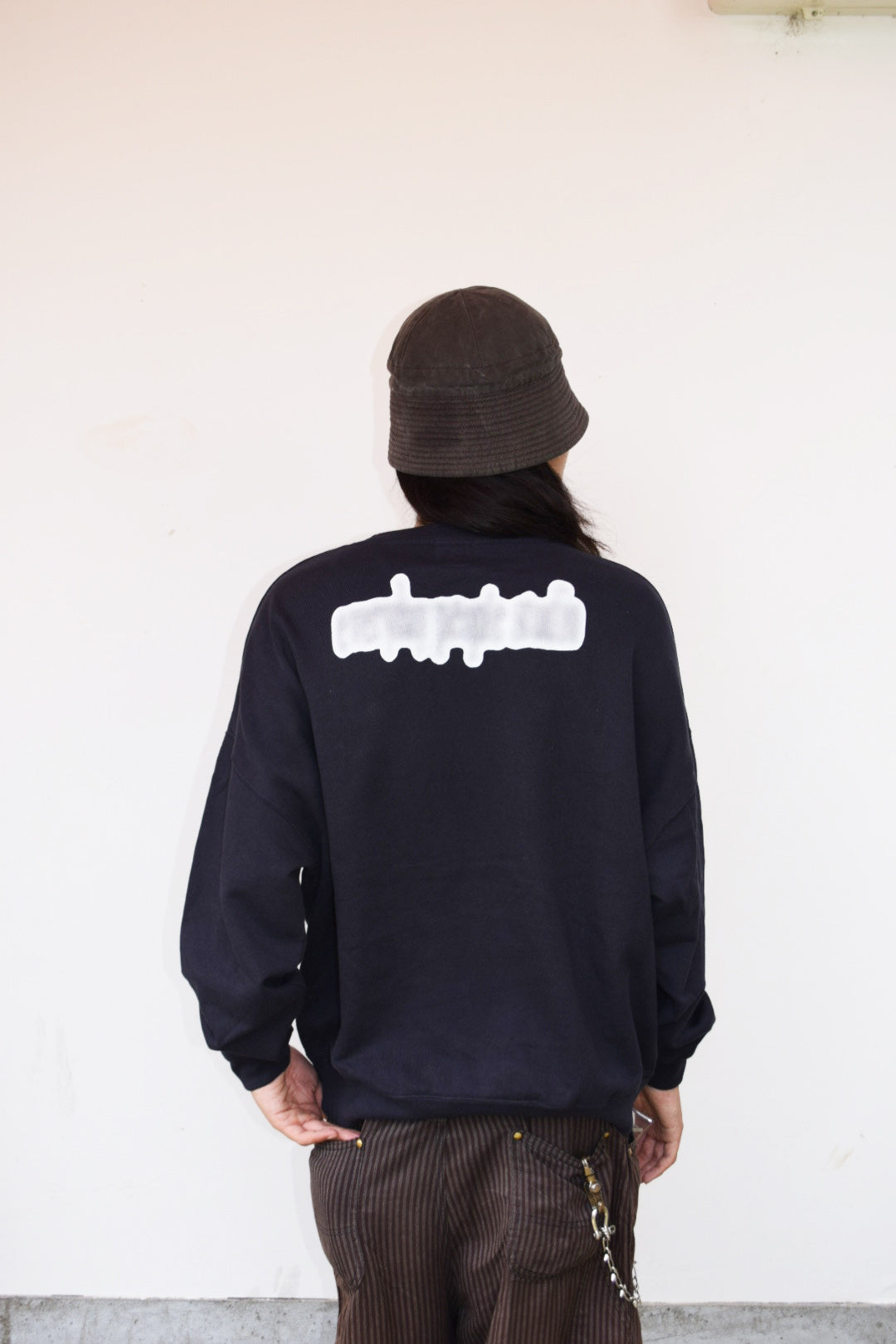 Tears Back Logo Crew Neck