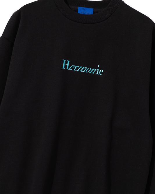 Hermonie ヘビーウェイト クルーネック
<black×turquoise>