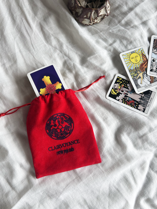 CLAIRVOYANCE ベルベットmini巾着