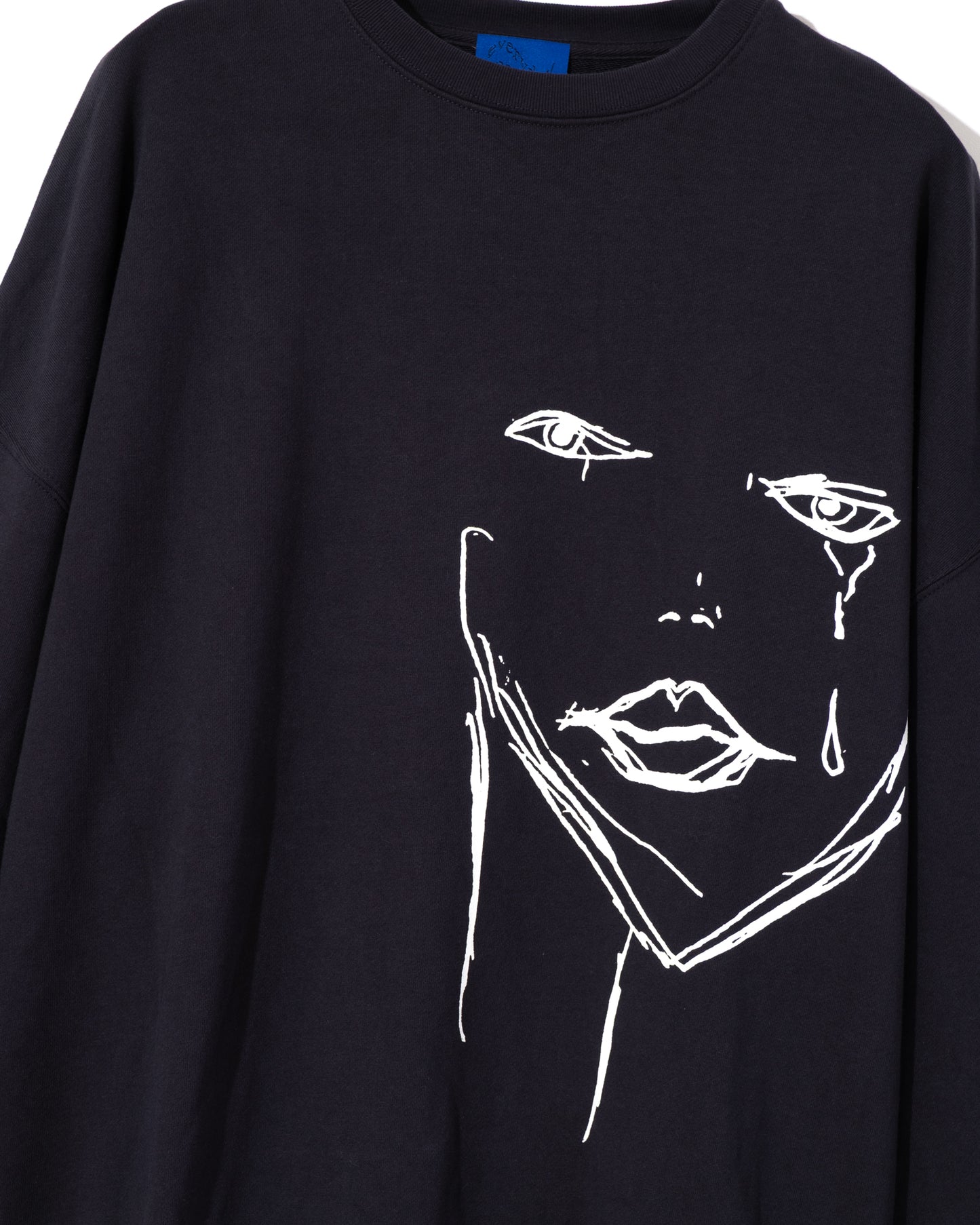 Tears Back Logo Crew Neck