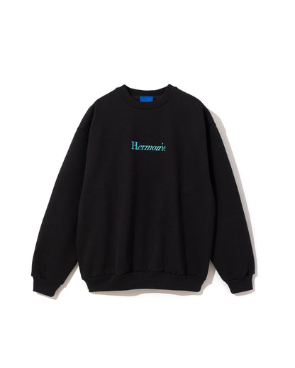 Hermonie Heavyweight Crew Neck
<black×turquoise>