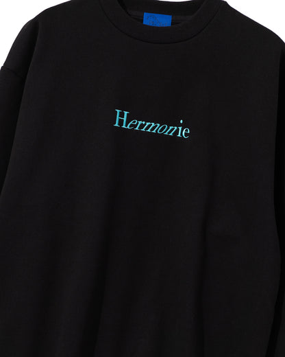 Hermonie Heavyweight Crew Neck
<black×turquoise>