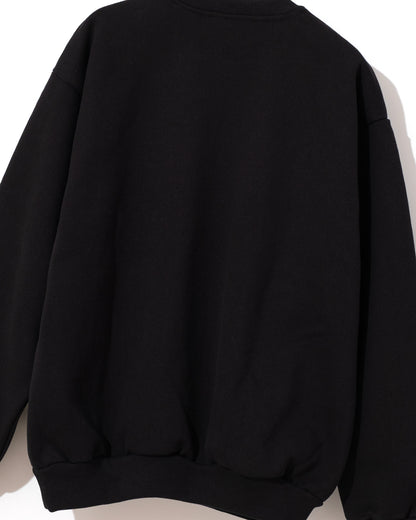 Hermonie Heavyweight Crew Neck
<black×turquoise>
