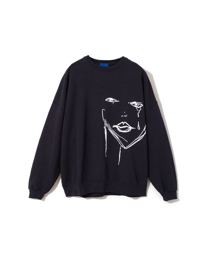 Tears Back Logo Crew Neck