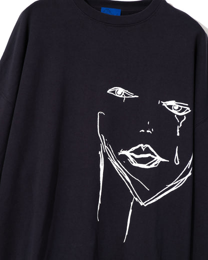Tears Back Logo Crew Neck